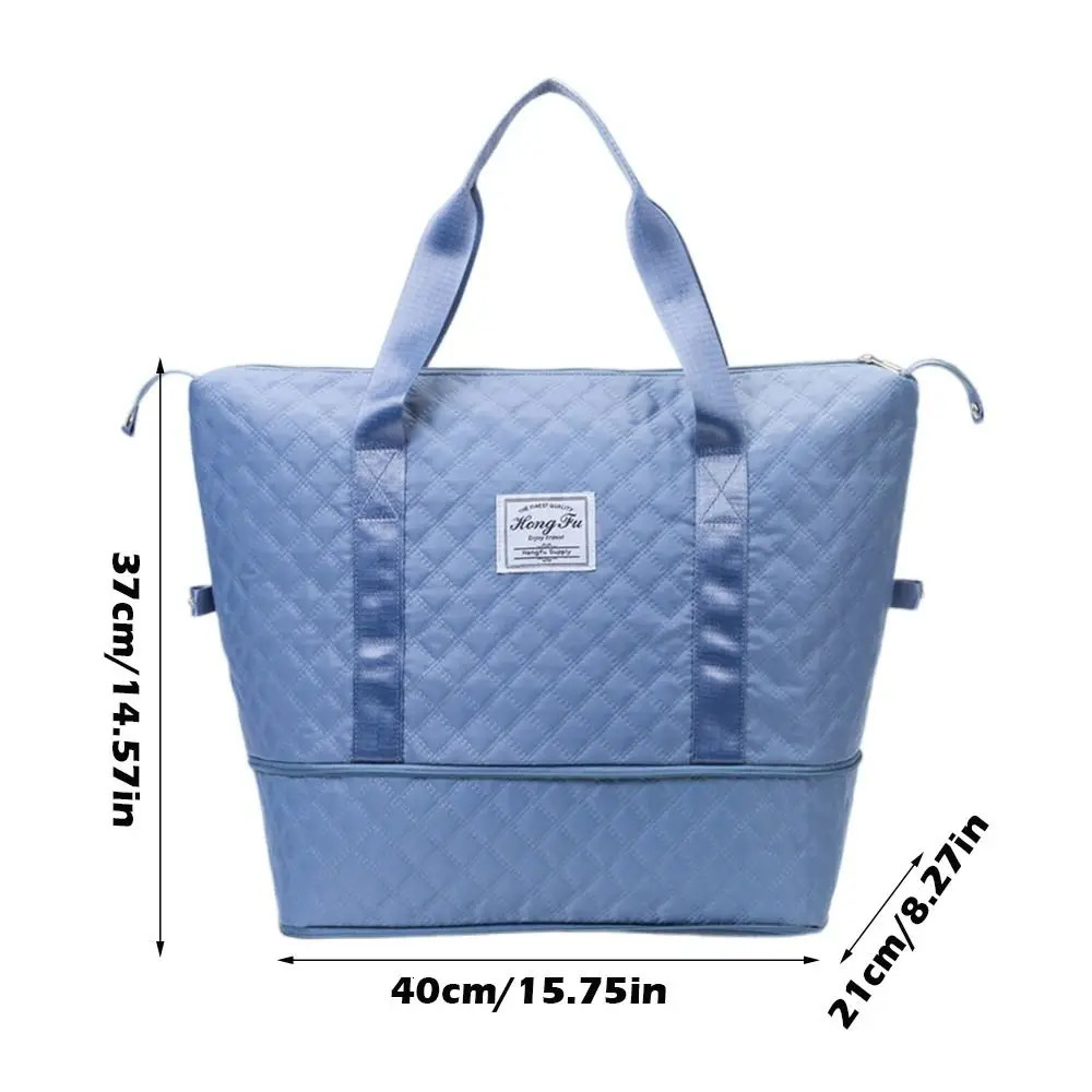 Waterproof Travel Bag Durable Foldable Wet and Dry Separation Shoulder Bags Large Capacity Handbag Suitcase Trolley Case 251110