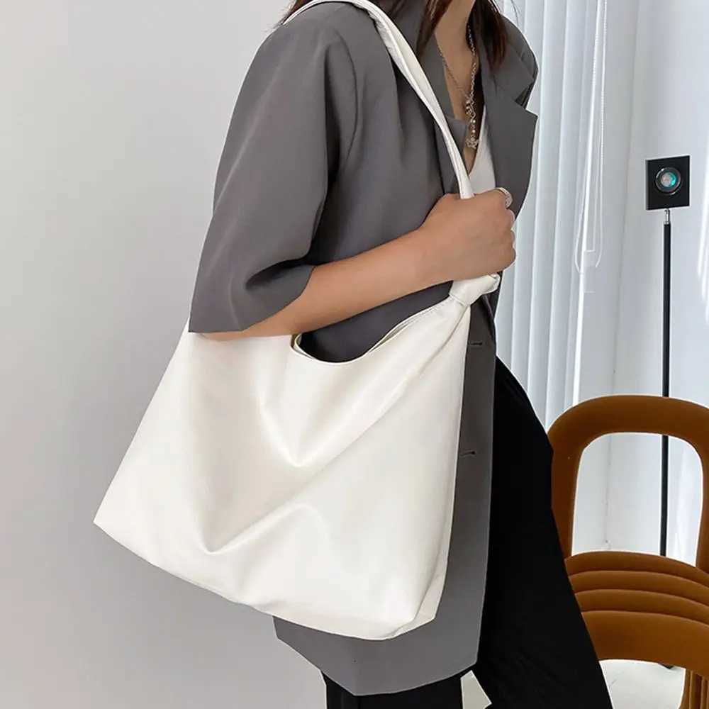 Women Large Capacity Fashion Shoulder Bags Female Tote Bags PU Leather Handbag Simple Shopping BagT251110