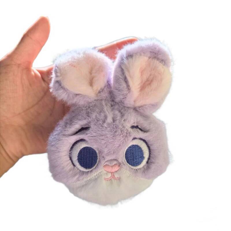 Disney Zootopia toys Nick Wilde Judith Laverne Hopps plush coin purse charm cartoon bag pendant birthday Christmas gift
