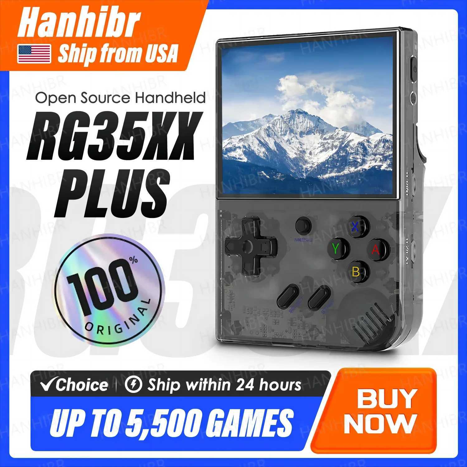 ANBERNIC RG35XX PLUS Handheld Game Console Linux System 35 I SCREEn Streaming Output Retro Portable Video Player GiftsM251111
