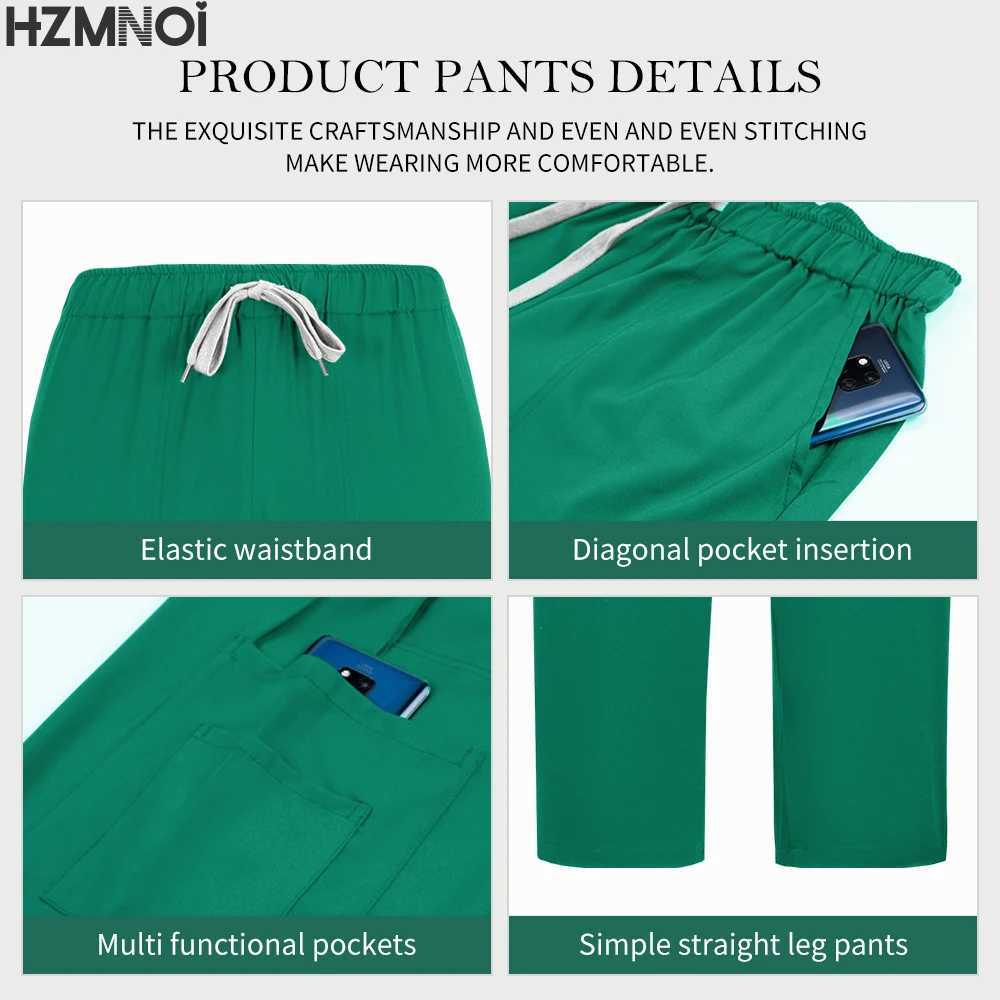 High Quty Spandex Hospital Scrub Set Nursing Scrubs Casual Style Hospital Wear Hospital Surgical Uniforms Women Set X250410