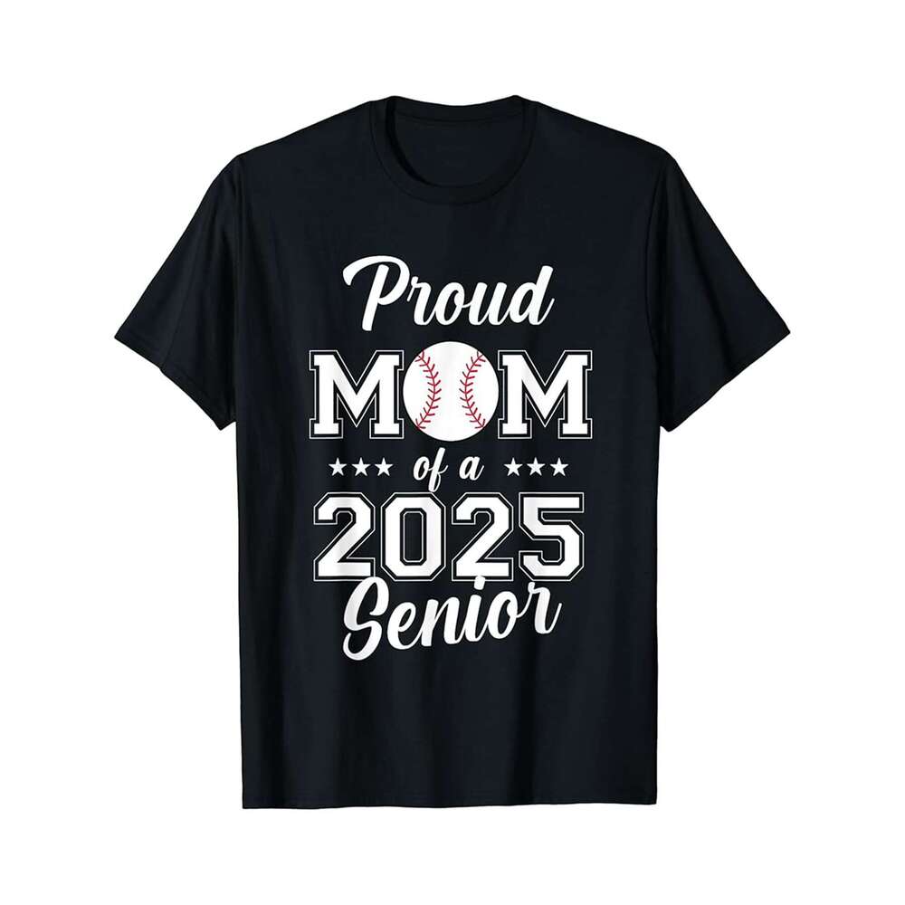 Designer T shirt Class Of 2025 Baseball Mom Senior Graduation Graduate Men - 220g T shits