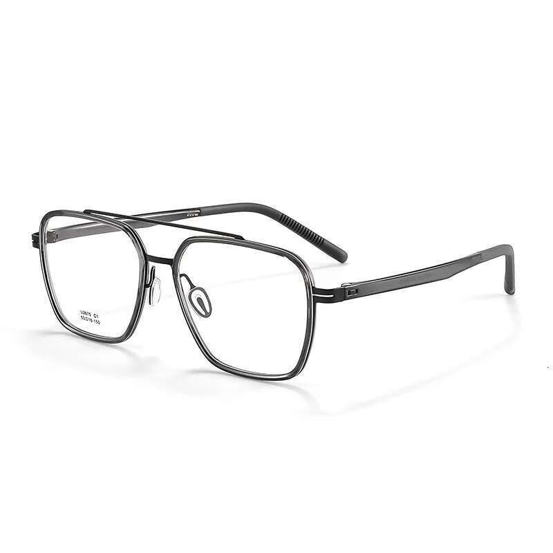 Reven Jate 2675 Optical Pure Titanium Round Frame Prescription Eyeglasses Rx Men or Women Glasses for Male Female Eyewear