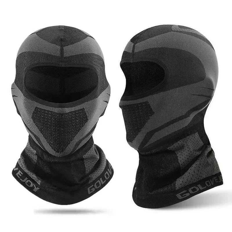 Motorcycle Balaclava Full Face Mask Summer Breathable Motorbike Riding Neck Face Mask Motocross Cycling Mask Helmet Hood Men S251110