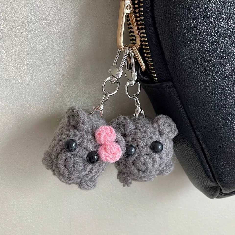 Yupsk Music Sad Hamster Meme Plush Toy Keychain Bag Fun Pendant Keychain Jewelry Womens Birthday Gift W250411