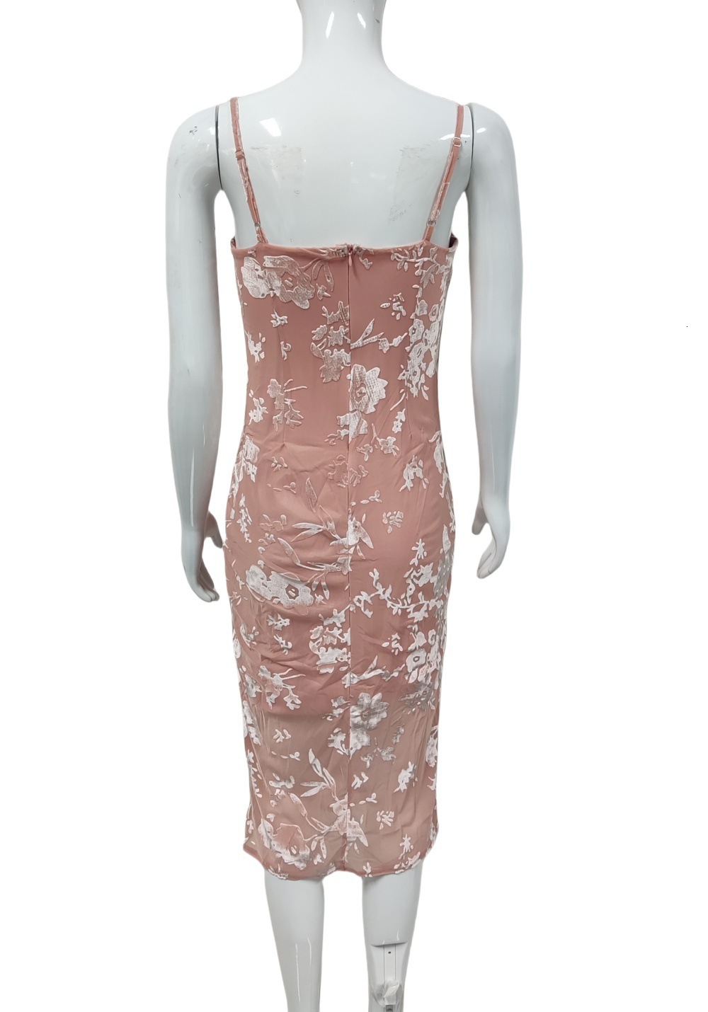 Women's new product jacquard satin sexy suspender slim fit hip hugging dress for women