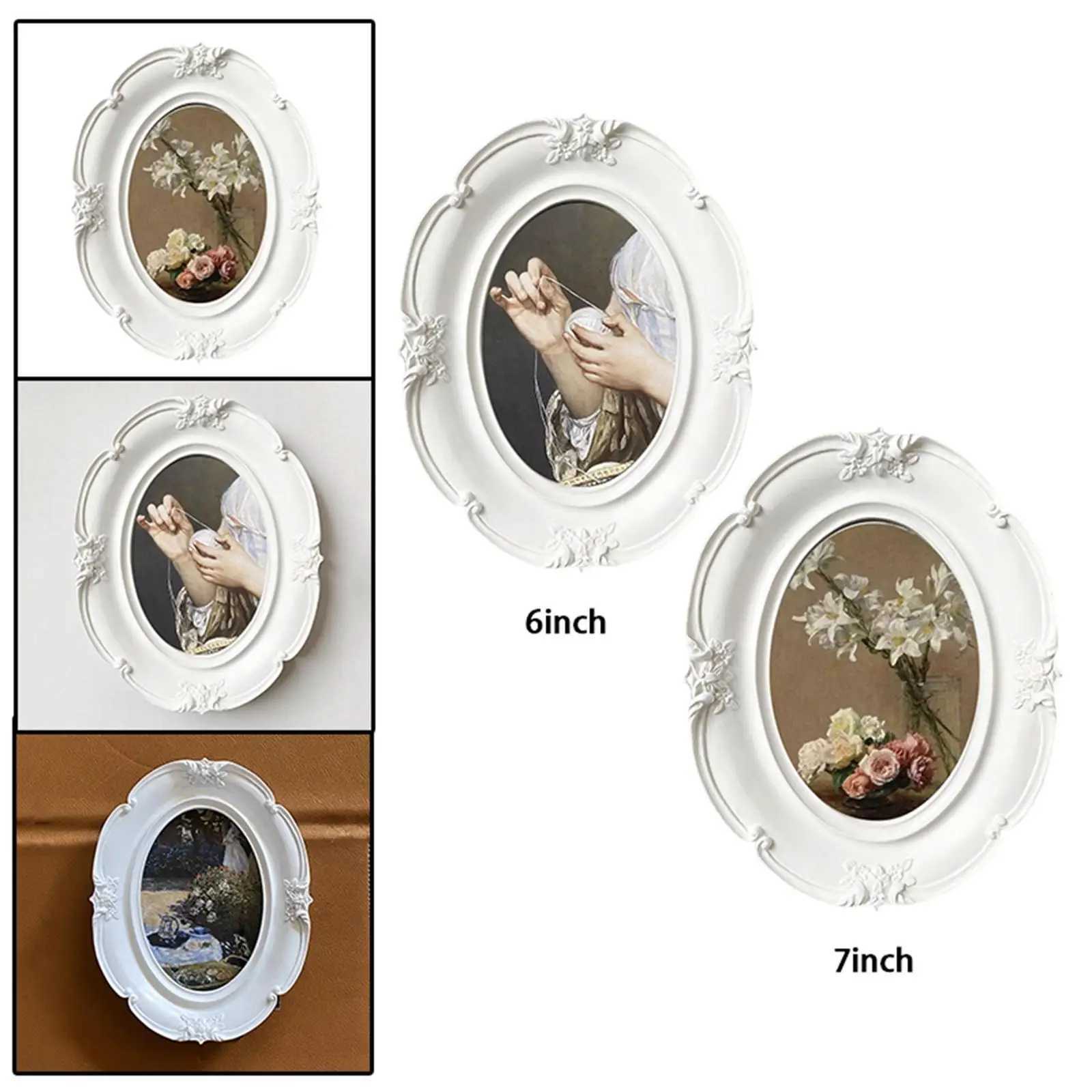 Luxury Antique Photo Deluxe Floral design Arts Holder Picture Frames for Desktop Office Home L251110 H260306