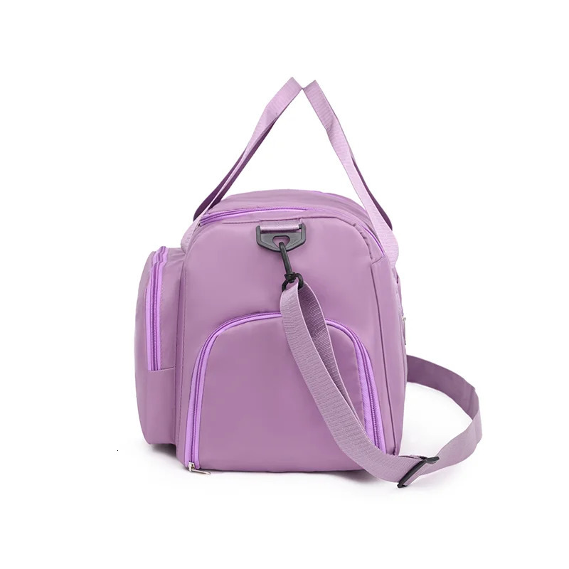 Unisex Large Capacity Travel Luggage Bag Sports Gym Bag Perfect for Weekend Overnight Luggage Bag with Shoe Compartment 251110