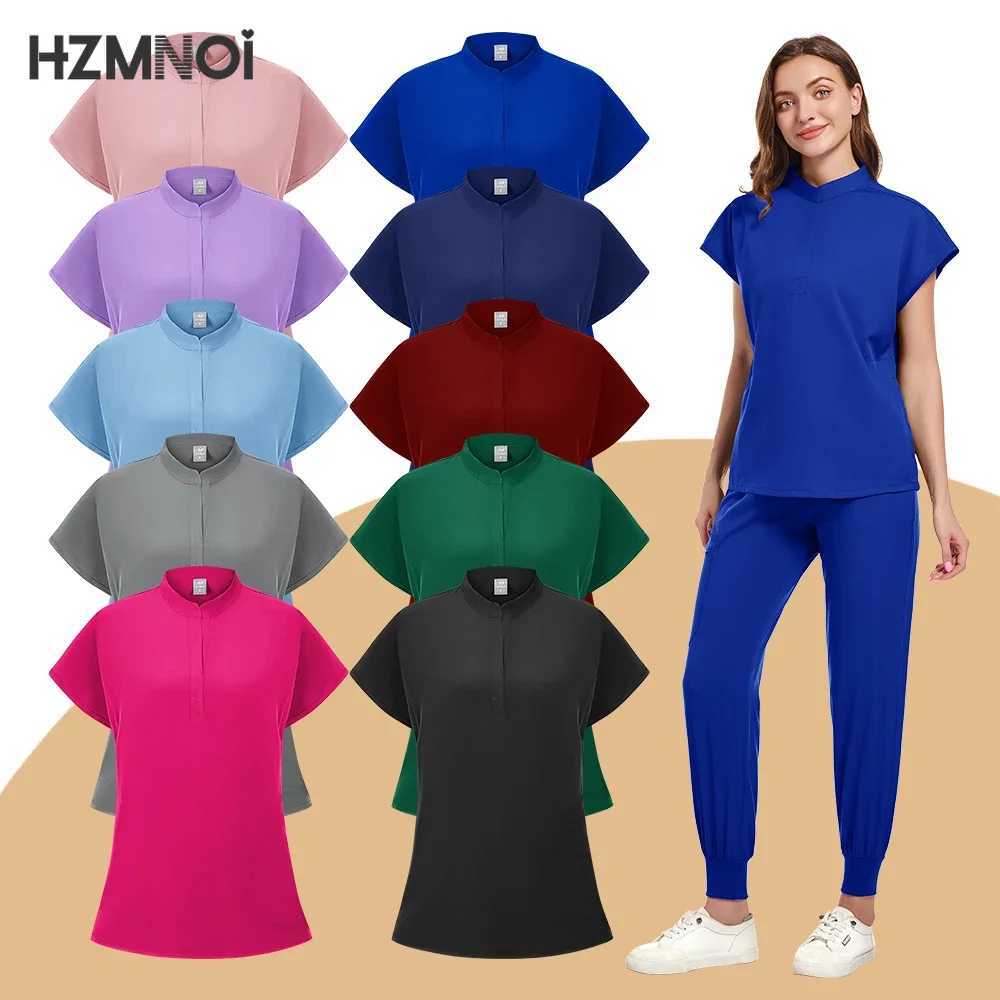 Medical Uniform Surgical Uniforms Woman Scrub Set Doctor Nurse Workwear Clinical Overalls Beauty Sn Top Pants Nursing Clothes X250410