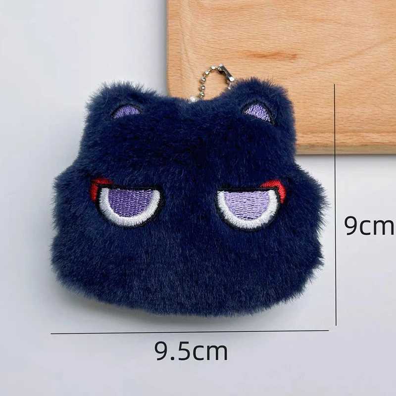 Cute wanderer folk Kabuki Scaramouche hat role-playing keychain cat pendant plush doll keychain W250411