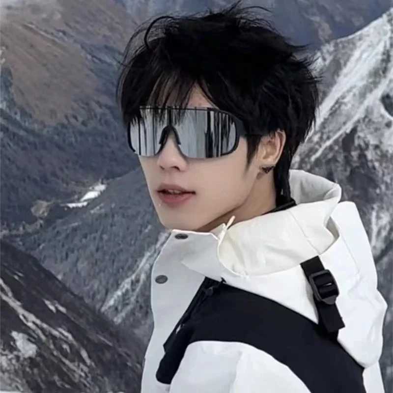 Vintage large frame bicycle sunglasses MTB glasses road bike goggles mens outdoor bike skiing sports glasses newT250411