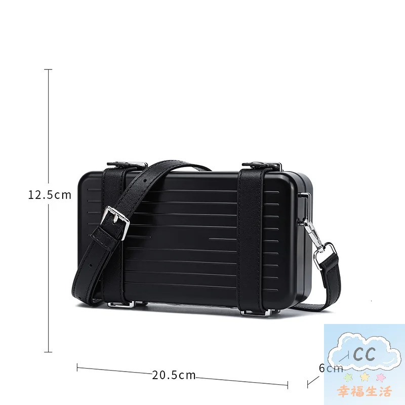 Innovative Hard Shell Square Handbag with Luggage Fashionable Personalized Shoulder Bag for Gifting 251105