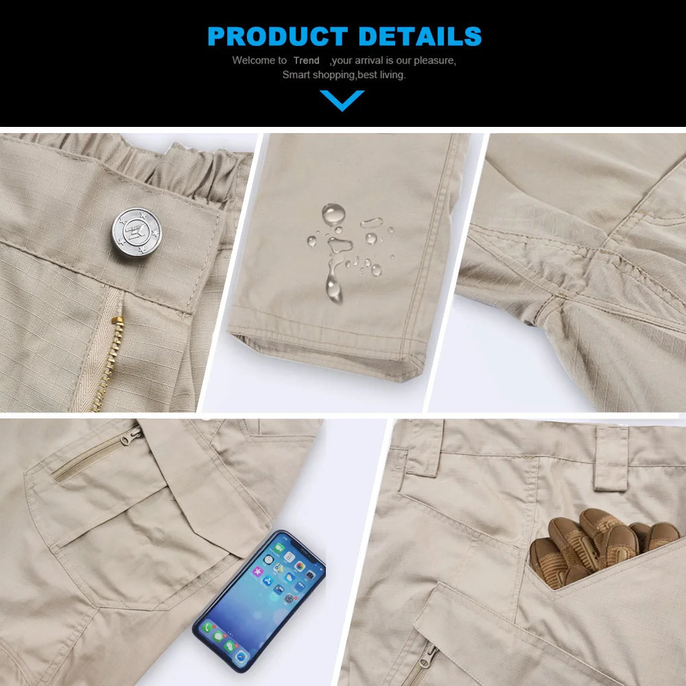 mens tactical pants with multiple pockets and elastic military urban commuting tactics Trouser mens ultra-thin fat cargo pants 5XL 250409