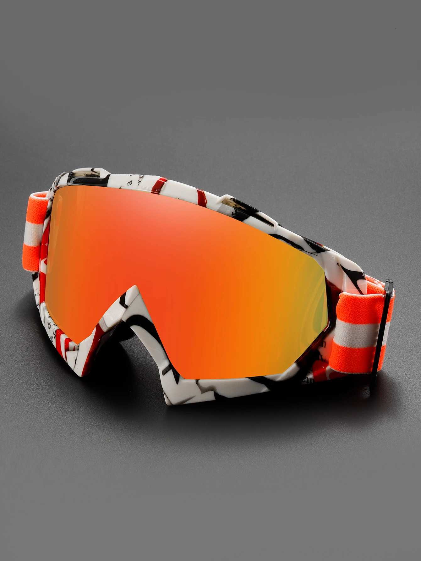 Genuine Film-Enhanced Anti-Fog Ski Goggles - Outdoor Sports Goggles for Cycling and Skiing with Windproof Function K251110