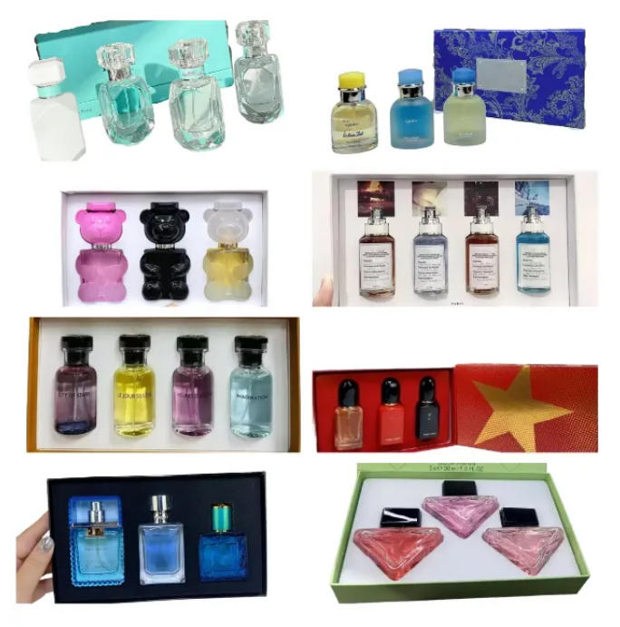 Designer perfume 20 kinds of perfume gift box set Cologne men and women luxury brand high quality smell good lasting body spray holiday gift Christmas gift