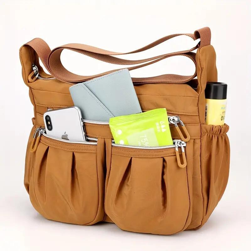 Shoulder Handbag For Ladies Roomy Multiple Pockets Bag Women Crossbody Purse Fashion Tote Top Handle Satchel ddmynov