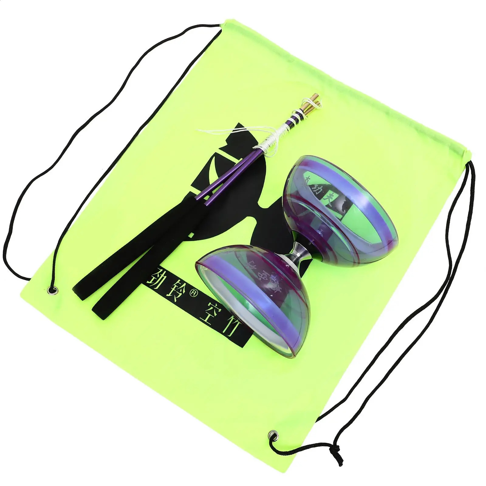 Professional Diabolo Yoyo Elderly People Toy Kids Juggling Fitness Set Tpu Chinese for Child Professional Diabolo 250410