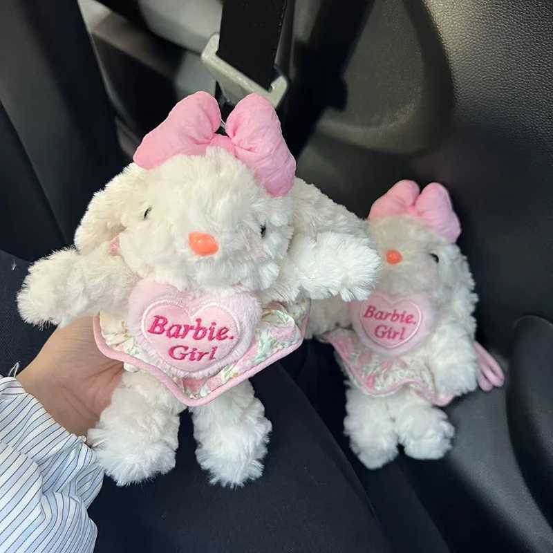 Rabbit plush toy keychain cartoon rabbit soft filled doll pendant car keyring backpack decoration childrens gift W250411