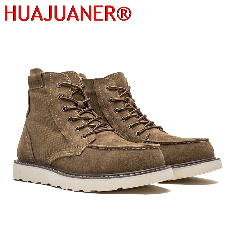 Outdoor Men Hiking Shoes Waterproof Tactical Leather Hunting Boots Desert Camping Sneakers Ankle Men Trekking Casual Shoes 251110