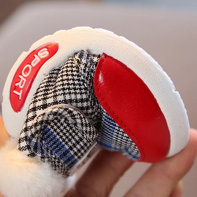 Toddlers Snow Boots Children Winter Baby Boys Warm Shoes Infant Girls Plus Furry Thicken Outdoor Shoes Kidszworld Little Kids Cotton Shoes Size 16 - 2