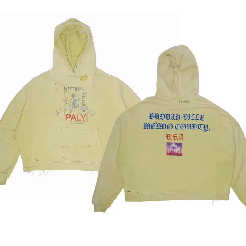 Washed Hoodie Men Women High Quality Vintage Oversized Hooded Pullover