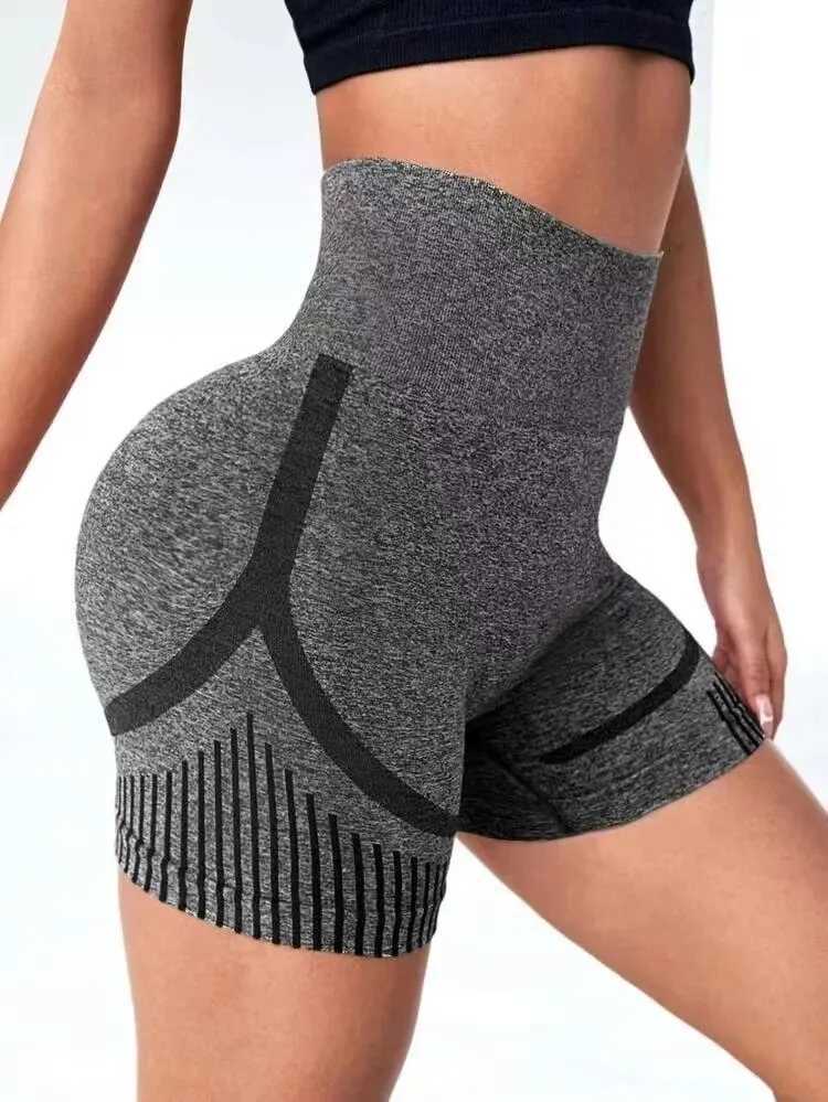 Womens yoga shorts high waisted exercise shorts fitness yoga weightlifting hip fitness womens yoga gym running shorts sportswearW250411