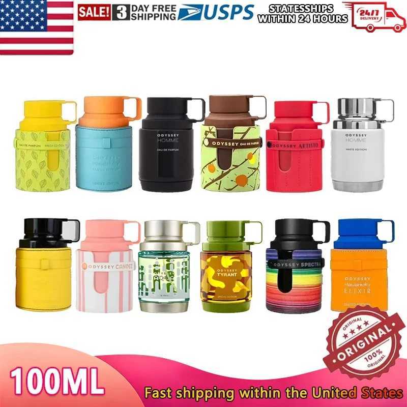 100ml Eau De Parfum Spray Original Arab Perfumes High Quality Cologne for Men Lasting Citrus Perfume Makeup Armaf Odyssey Series W251111