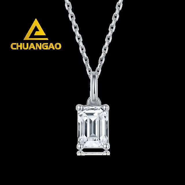 New Products Moissanite Wedding Pendant Sets Ring 925 Silver Moissanite Wedding Set Moissanite Earrings Set