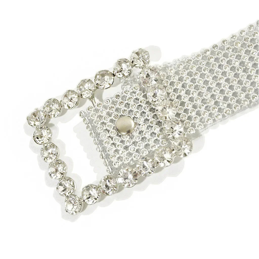 WomenS Belt Waist Chain Full Diamond Crystal Belt Waist Belt Sparkling Rhinestone Chic 251110