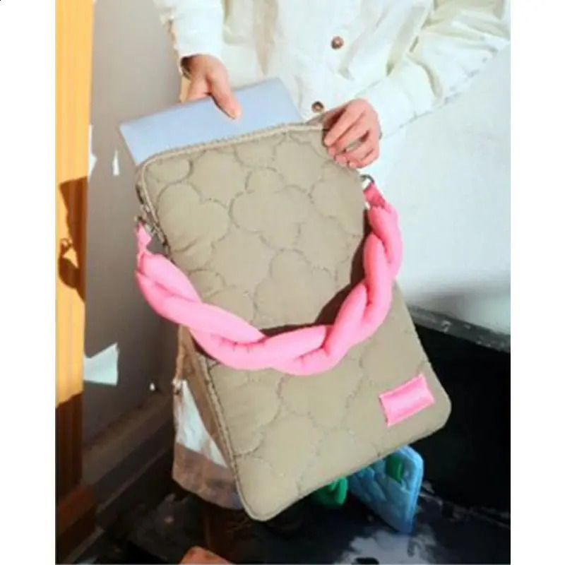 Contrast Computer Bag for 15-inch Notebook Air Pro M1 M2 Dell Matebook Shockproof Inner Bag Soft Cotton-filled 250407