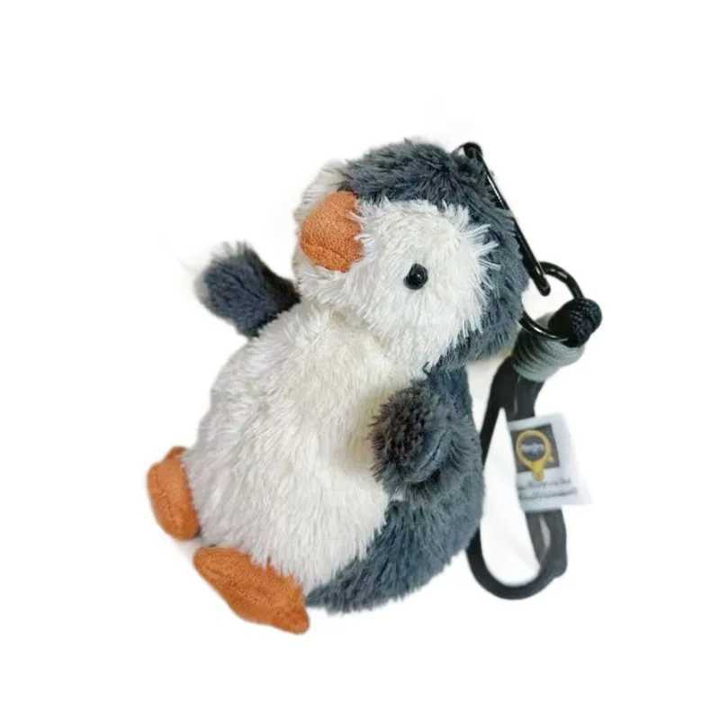 New Jelly Cat Peanut Penguin Bag Decorative Plush Toy Gift Keychain Cute Doll Pendant Cute Penguin Doll Holiday Birthday Gift W250411