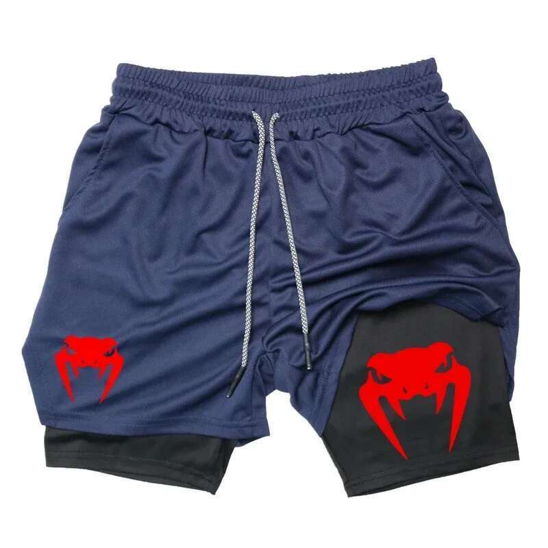 Tight shorts men's summer gym carnival running training sports mesh breathable shorts