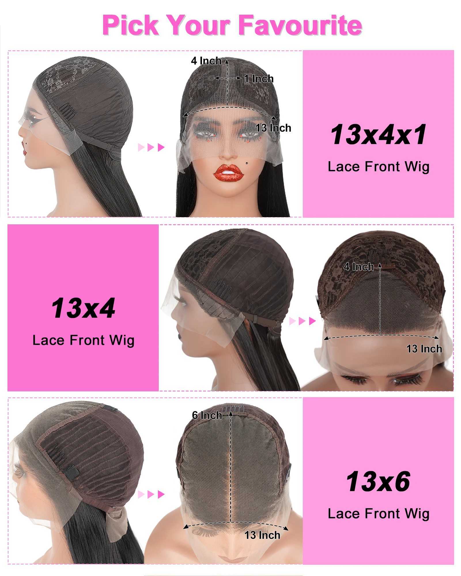 Synthetic Curly Lace Front Wig Dark Brown Fluffy Kinky Straight with Curly Ends 13X6 Lace Frontal Hair Wigs for Black WomenT251111