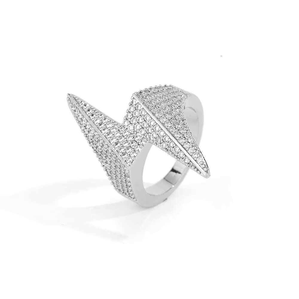Mens Fashion Ring 925 Silver Paired With 14k 18k Gold Plated Vvs Mosan Diamond Customized With