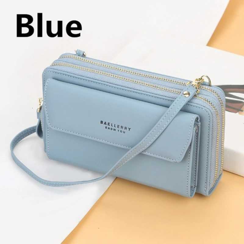 Brand Women Long Wallet PU Leather Money Clutch Handbags Big Zipper Purses For Cash Card Holders Shoulder BagsT251110