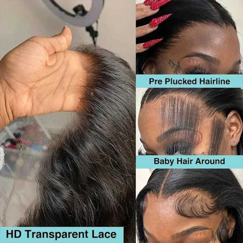 10 Inch Straight Bob Wig Human Hair 13x4 HD Lace Front Wigs Human Hair Pre Plucked Lace Frontal Wigs 5X5 Glueless Short Bob WigsT251111