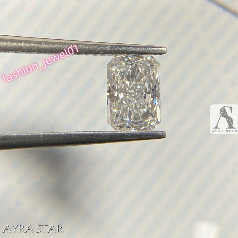 1CT 2CT 5CT 7Ct Best Quality Loose Radiant Cut DEF Color VVS1 VS1 Jewelry LAB Diamond With IGI GIA Certificate Radiant Cut
