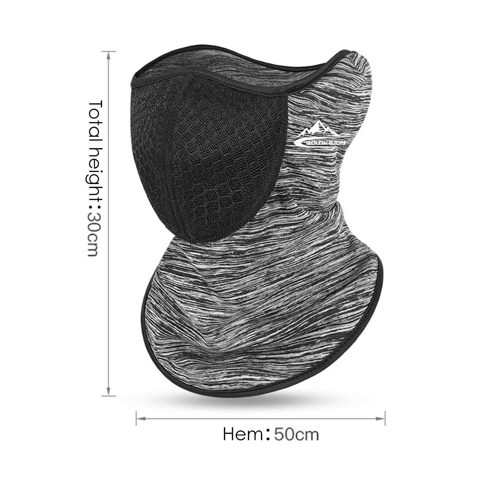 Warm Neck Guard Scarf honeycomb vents Neck Cover Bike Half Face Mask Cover Windproof Cycling Headscarves For Cycling Camping S251110