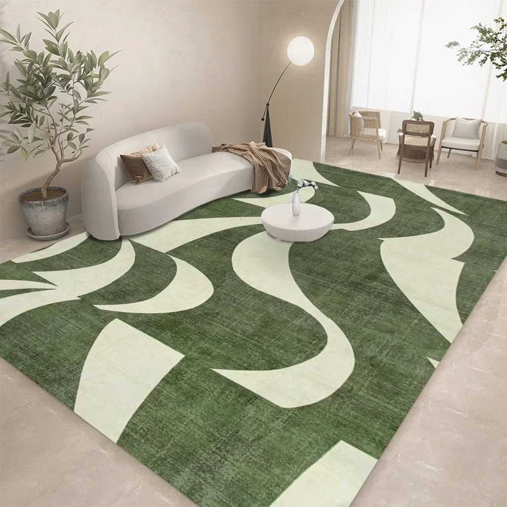 Modern Geometric Print Area Rug Large Non-Slip Washable Carpet for Living Room Bedroom Honeycomb Pattern Floor Mat Y251110