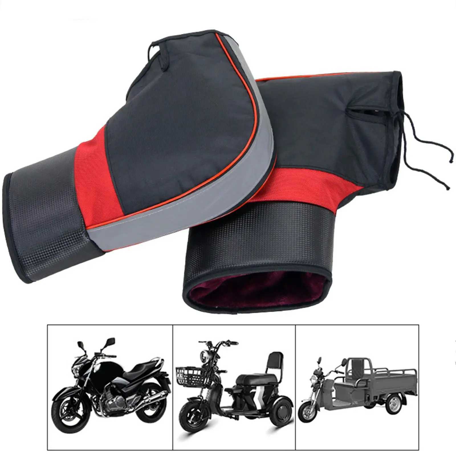 Motorcycle Handlebar Muffs Keep Hands Warm Hands Protector Mittens Covers for Snowmobile S25118