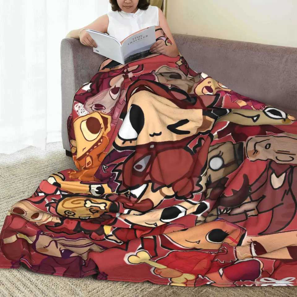 Dandys Game World Poster Gallery Prints Plush Blanket Flannel Throw Blanket For Couch Chair Sofa Bed Super Warm Bedspread Gift C251111