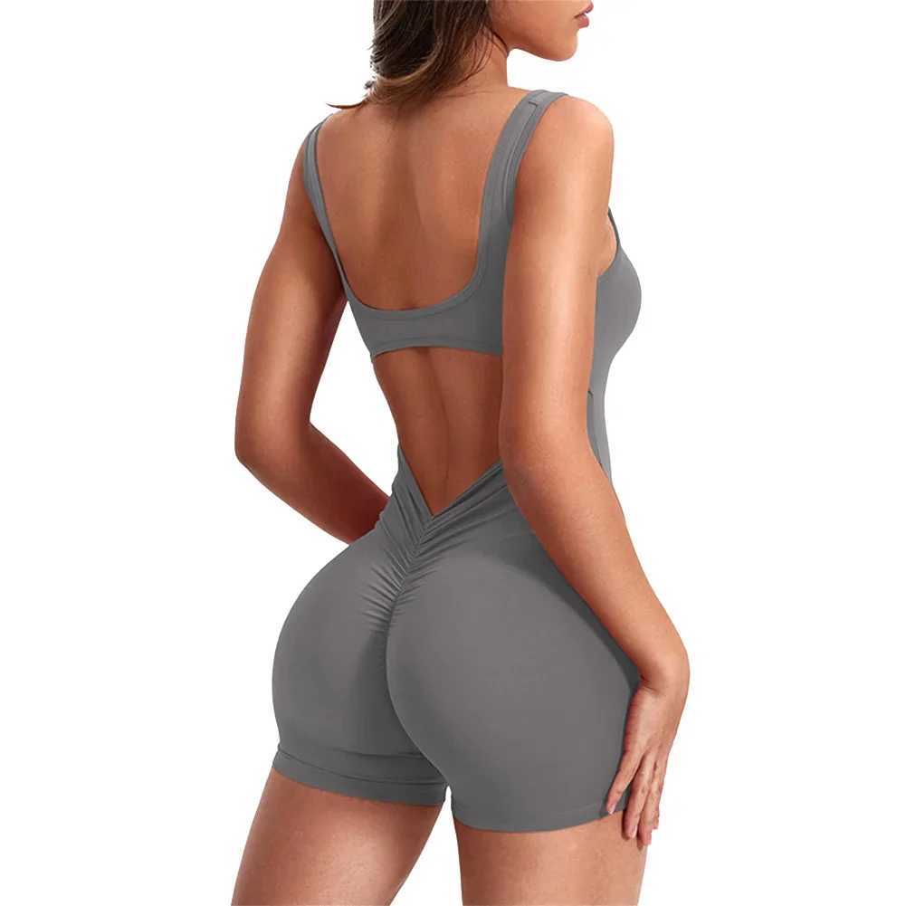 Stretch bodysuits gym clothes seamless push up sportswear jumpsuit sportswear sportswearW250411