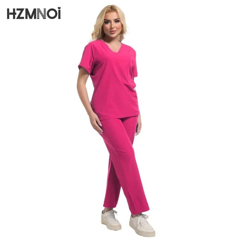 New Scrubs Set Medical Uniforms Uniform Doctor Surgery Overalls Beauty Sn WorkwearWorkers Scrubs Dentistry Work Clothes Set X250410