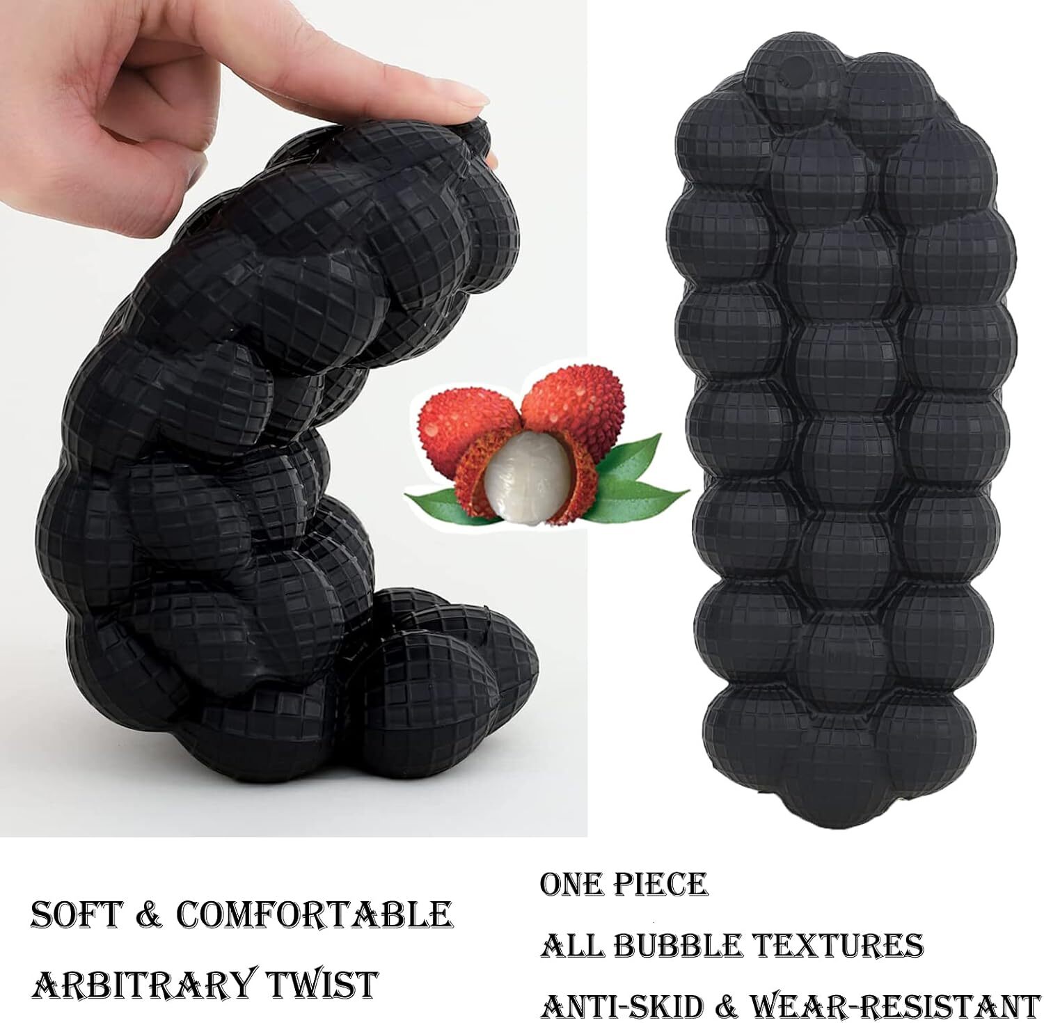 2025 Bubble Slippers for Women Men, Funny Massage Golf Ball Slides, Cloud Cushion Thick Sole Spa, Non-slip Stress Relief Reflexology Sandals, Shower B
