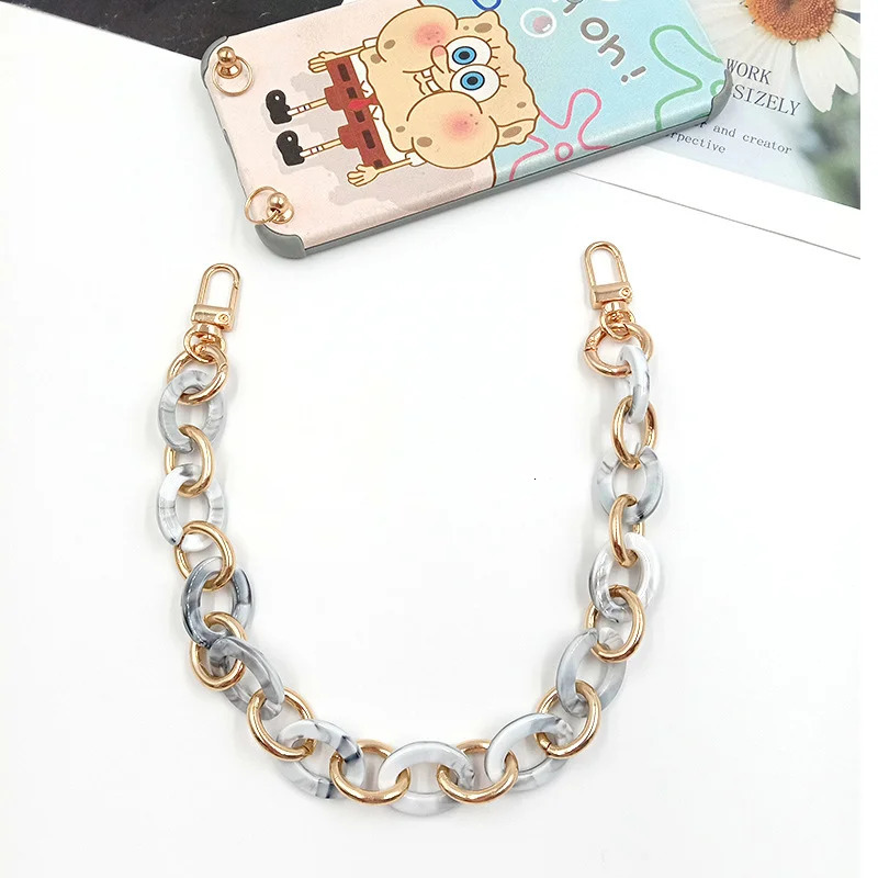 Acrylic Replaceable Detachable Bag Chain Strap Purse Handbag Bag Straps Resin Crossbody Shoulder Bag Diy Accessories 251110