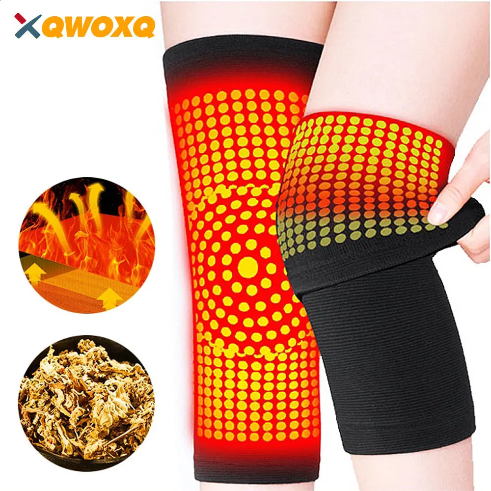Wormwood Knee Pads Self Heating Four Sided Elasticity To Keep Warm Old Cold Legs for Men and Women Elderly Joint Protection Calf 250410