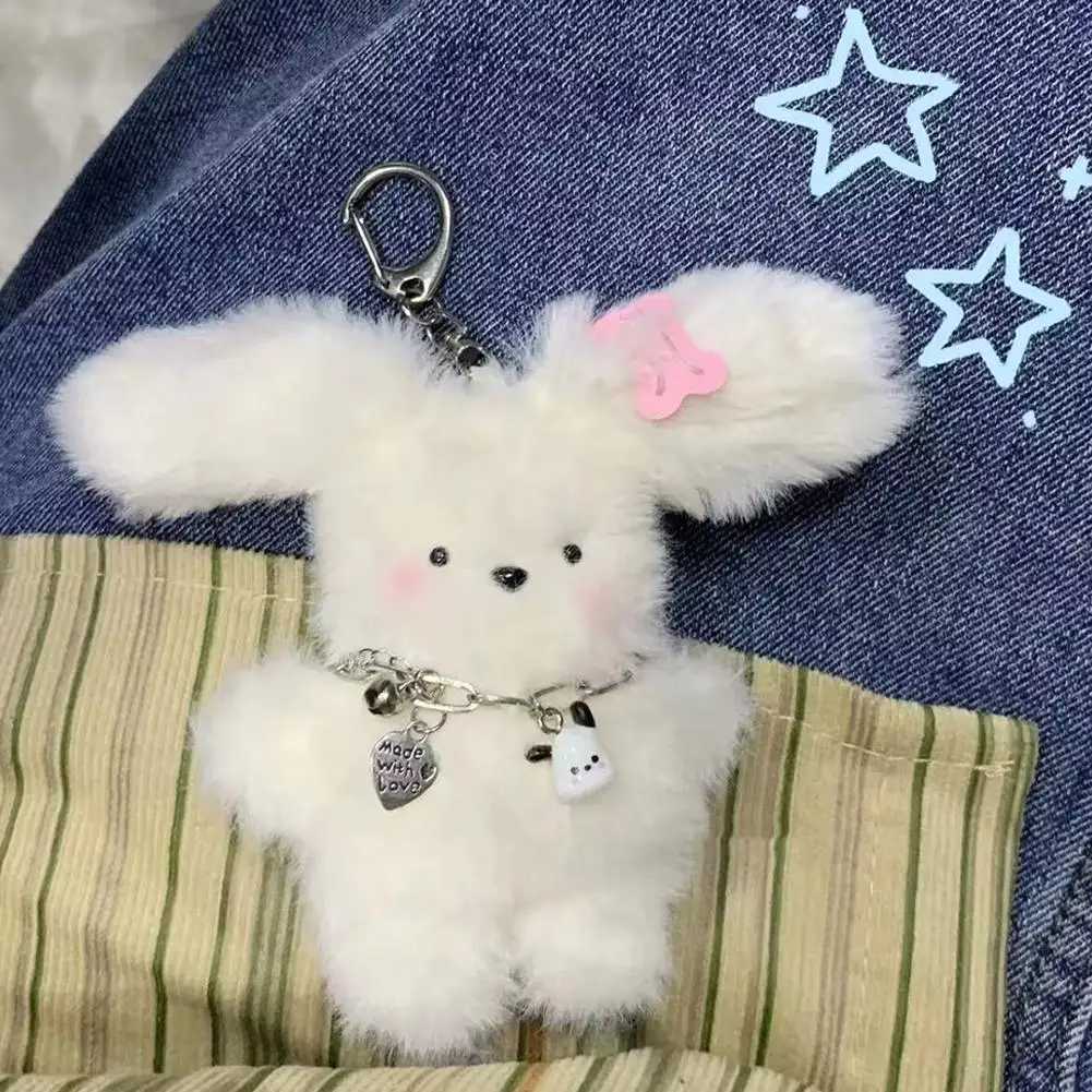 Kawaii Pilot Pochacco Plush Keychain Style Bag Hanging Plush Doll School Bag Pendant Childrens Gift W250411