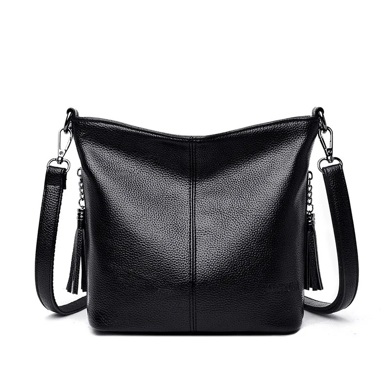 Solid Color Women Tote Bag High Quality Leather Ladies Handbag 2023 Shoulder Small Crossbody Bags For Sac a Main 251110