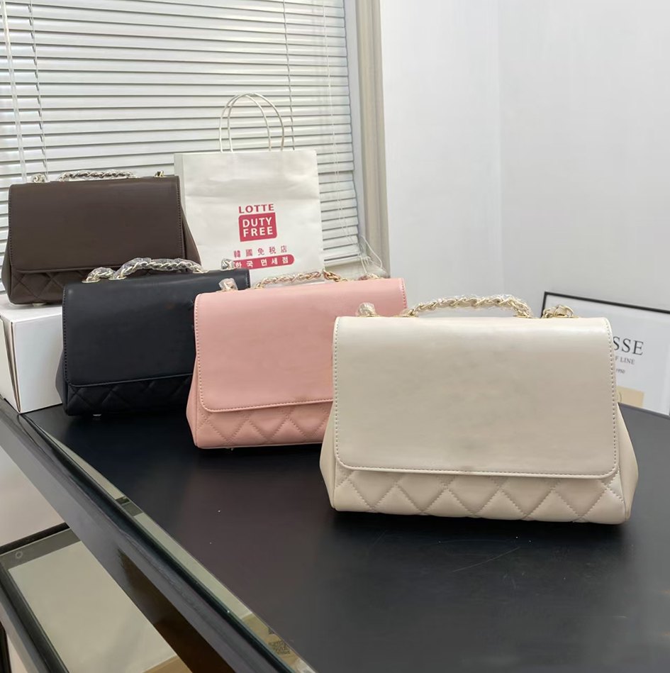 Designer Shoulder Bag Clutch Women flap Purses Handbag Genuine Leather Diamond chains flap handbag