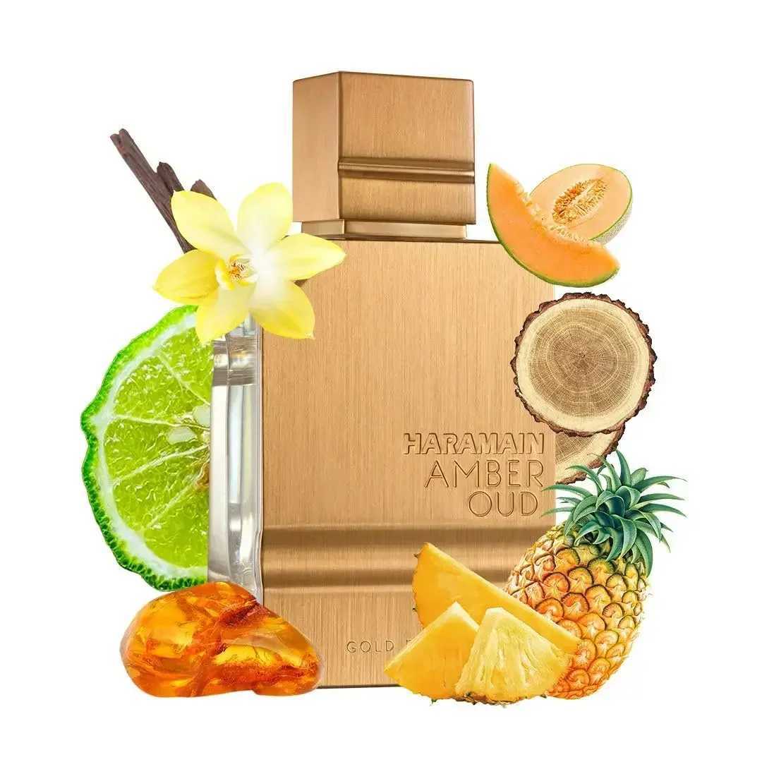 Al Haramain Amber Oud Gold EDP 20oz Amber Vanilla Oud Perfume Gift for Halloween Thanksgiving Christmas W251111